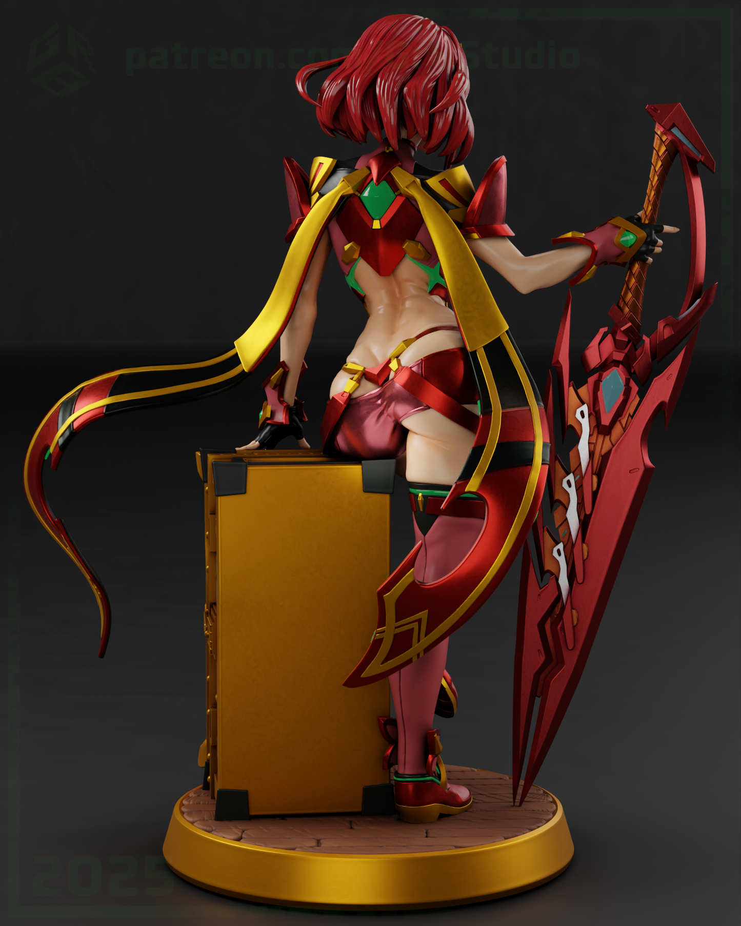 Pyra / Homura – Xenoblade Chronicles 2 | Garage Kit sin pintar