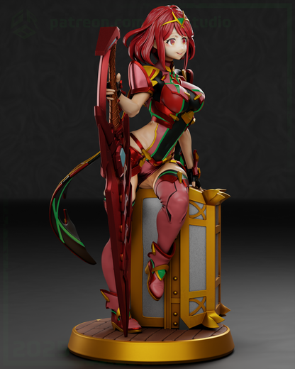 Pyra / Homura – Xenoblade Chronicles 2 | Garage Kit sin pintar