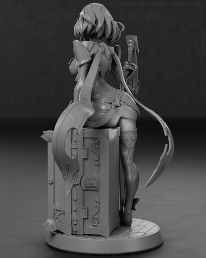 Pyra / Homura – Xenoblade Chronicles 2 | Garage Kit sin pintar