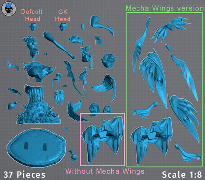 Remielle Dan – Zenless Zone Zero | Garage Kit sin pintar