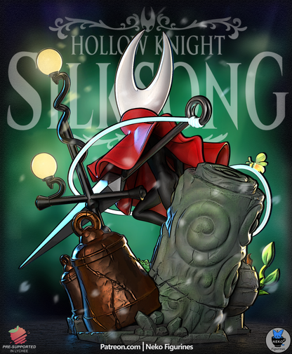 Hornet — Hollow Knight: Silksong — Escultura de resina