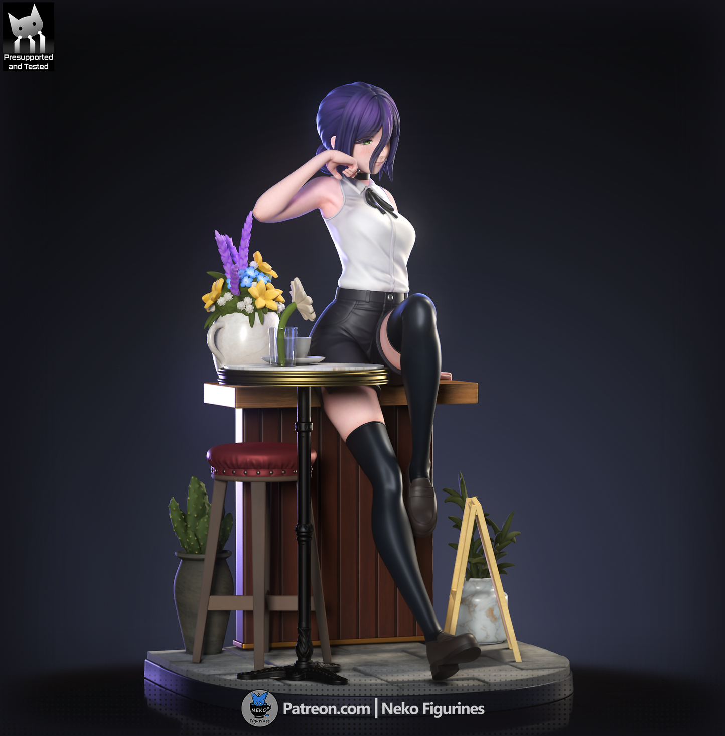 Reze — Chainsaw Man — Escultura de resina