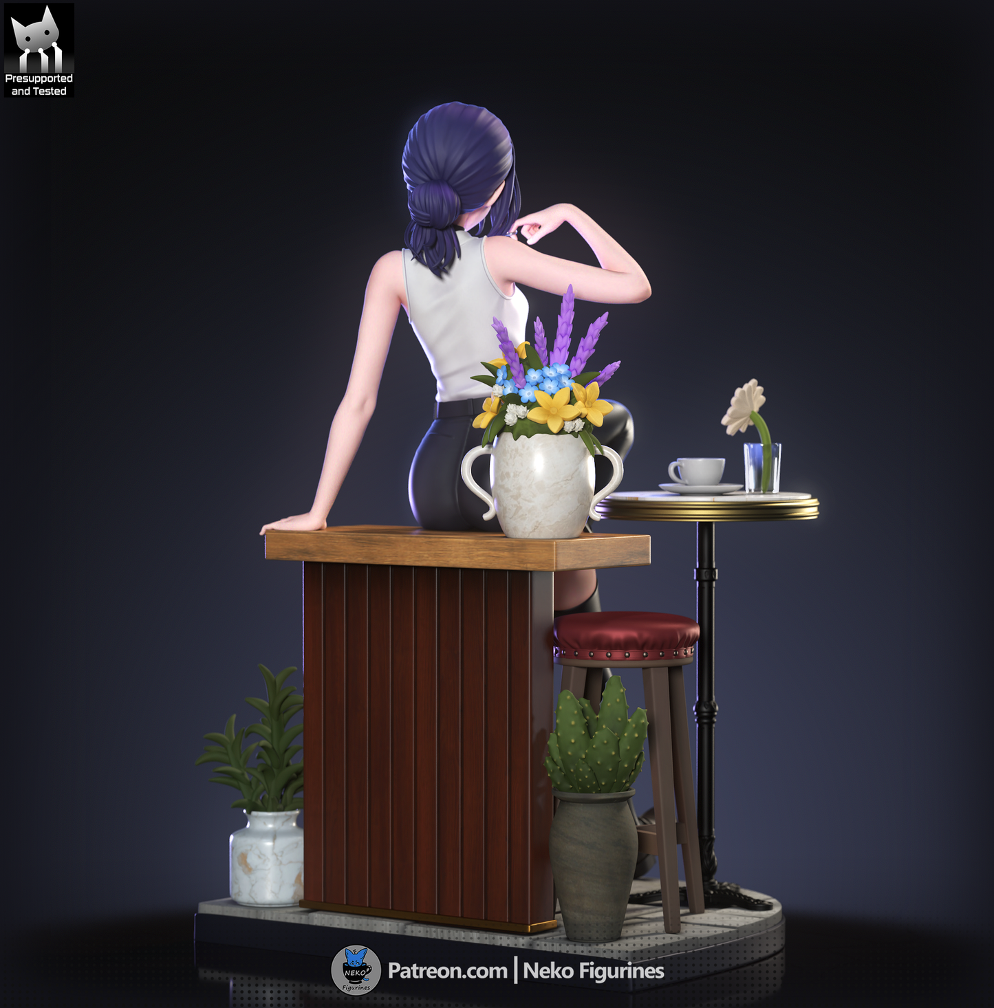 Reze — Chainsaw Man — Escultura de resina