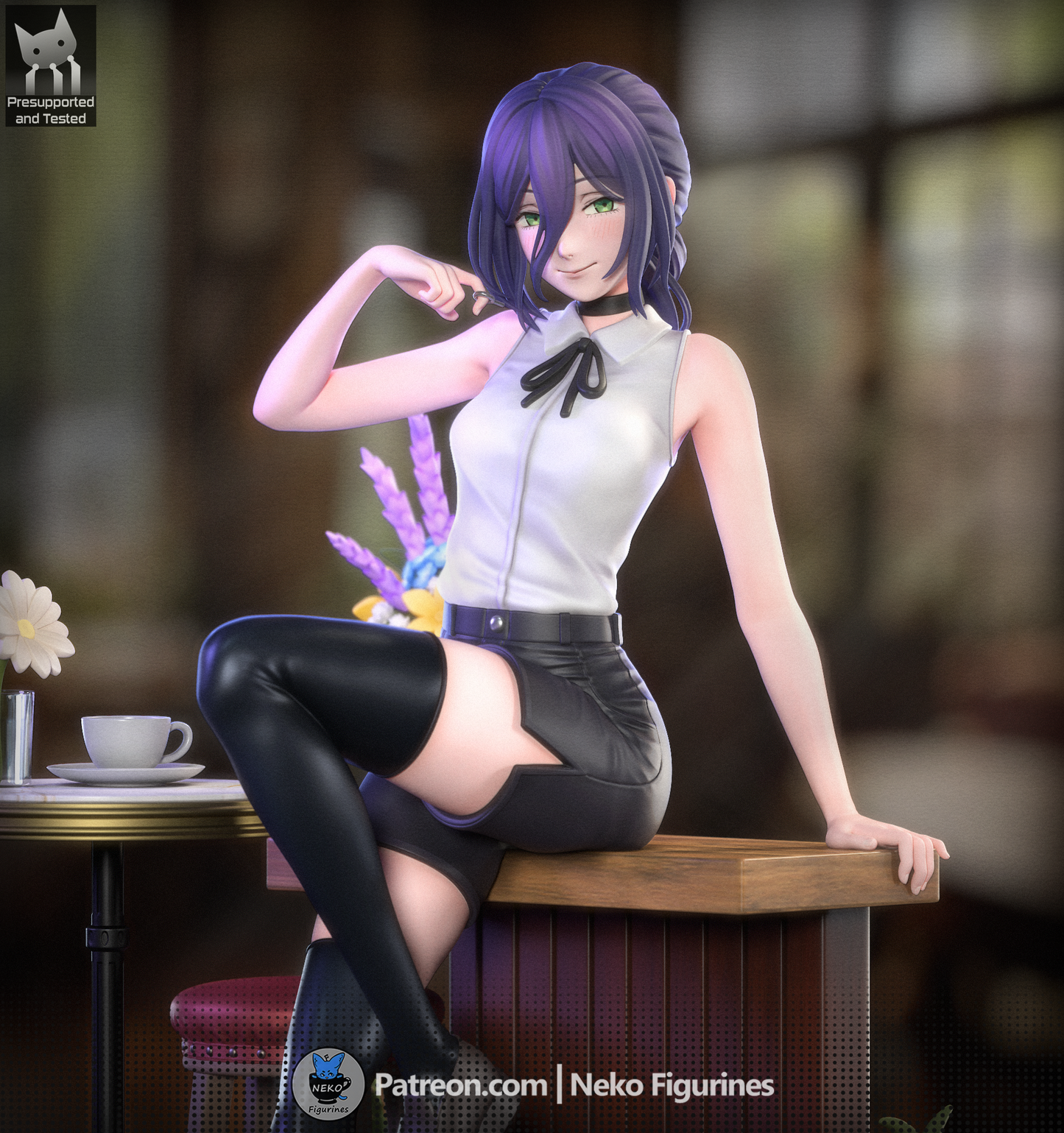 Reze — Chainsaw Man — Escultura de resina