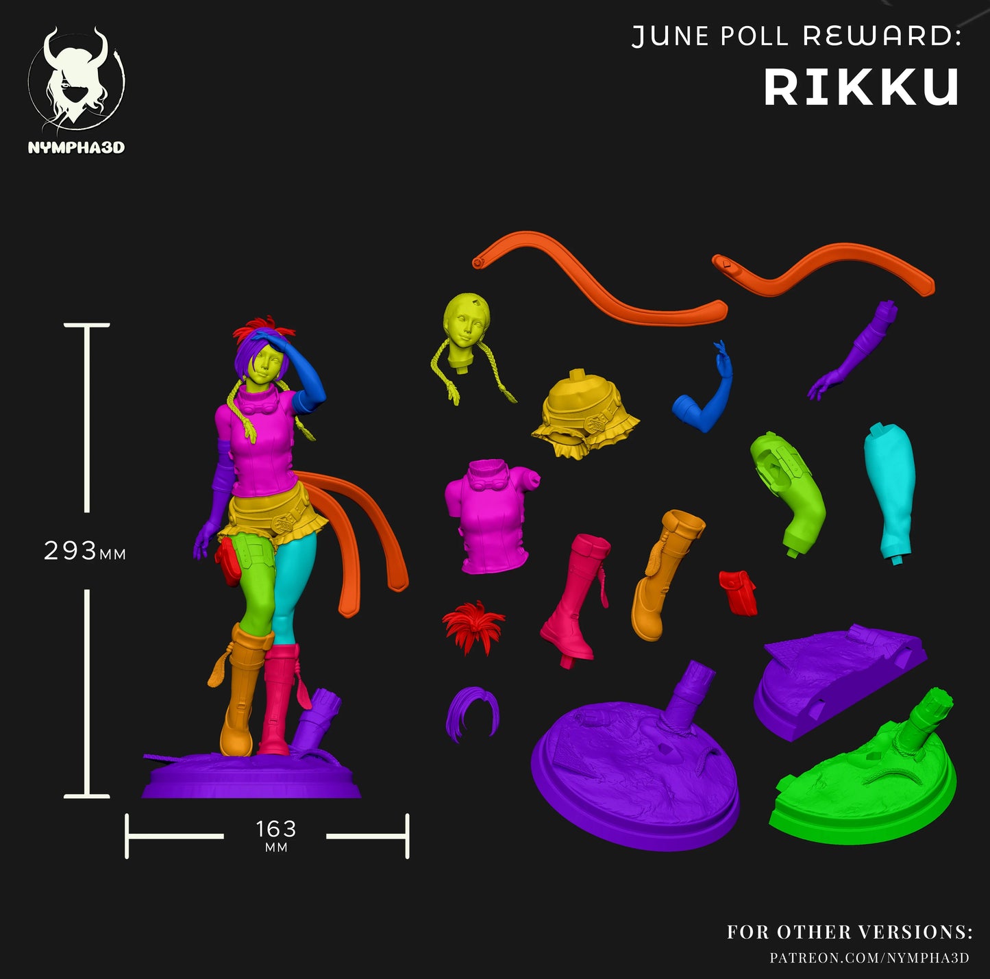 Rikku Final Fantasy X – Garage Kit sin pintar 1/6
