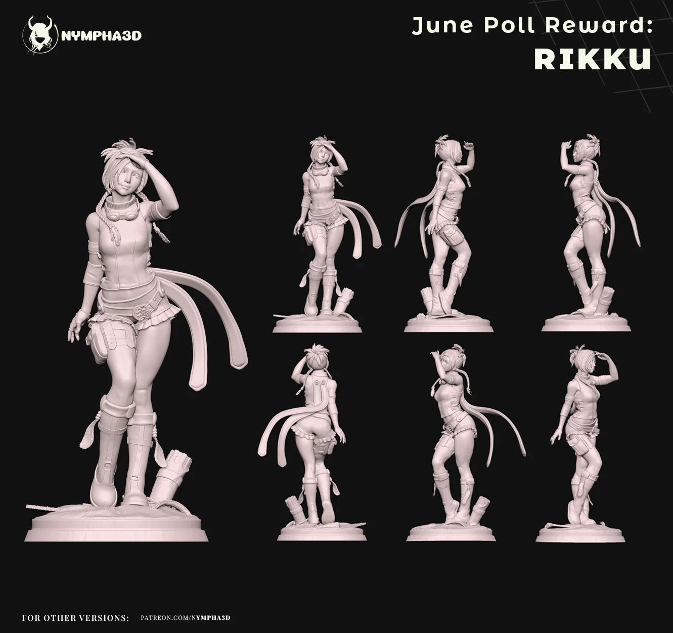 Rikku Final Fantasy X – Garage Kit sin pintar 1/6
