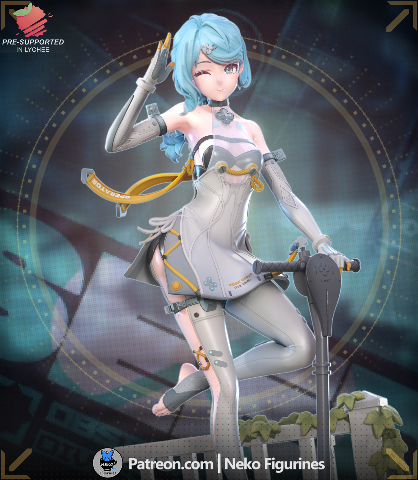 Seed — Zenless Zone Zero — Escultura de resina