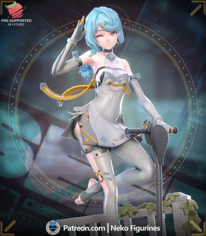 Seed — Zenless Zone Zero — Escultura de resina