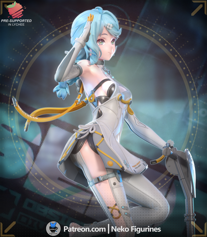 Seed — Zenless Zone Zero — Escultura de resina