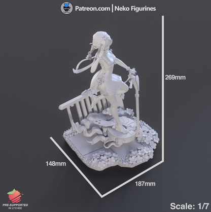 Seed — Zenless Zone Zero — Escultura de resina