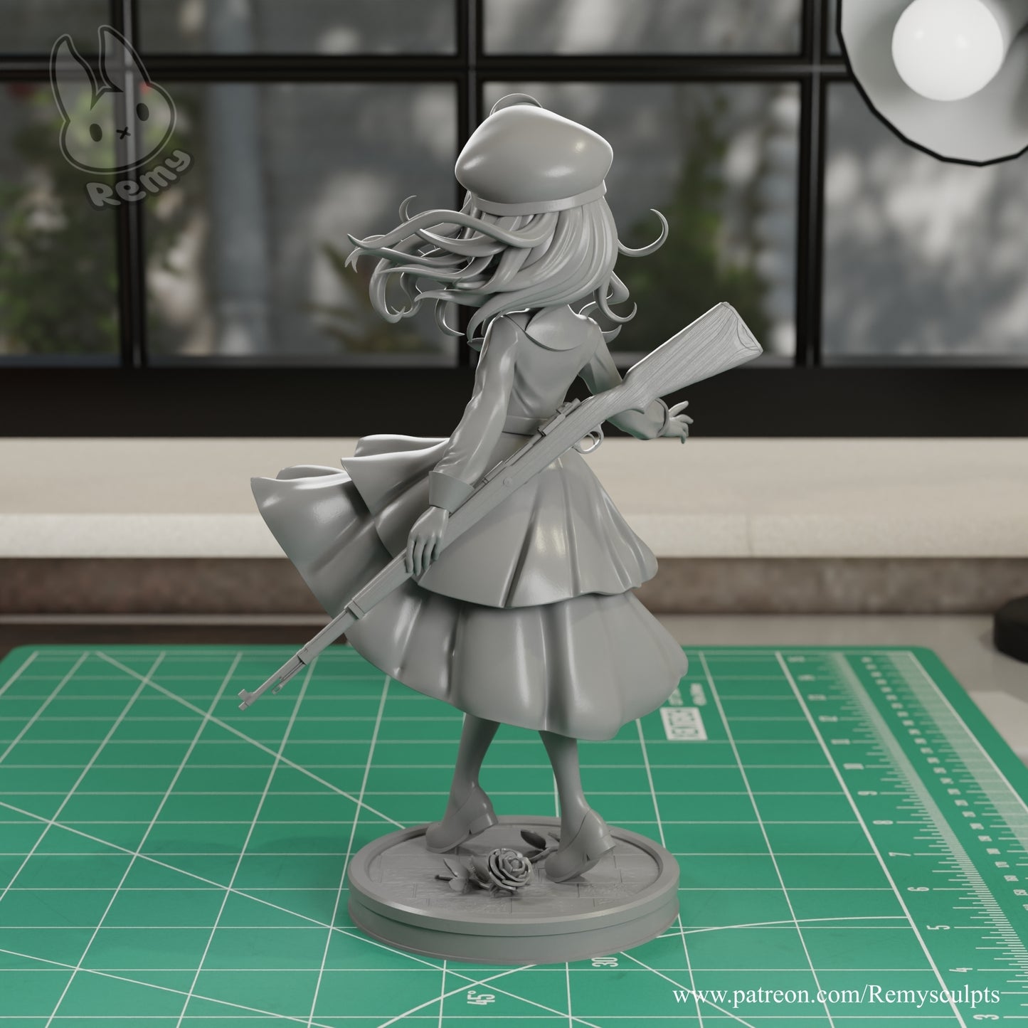 Tanya von Degurechaff – Youjo Senki | Garage Kit sin pintar