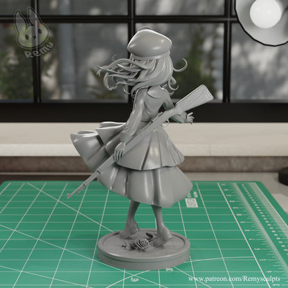 Tanya von Degurechaff – Youjo Senki | Garage Kit sin pintar