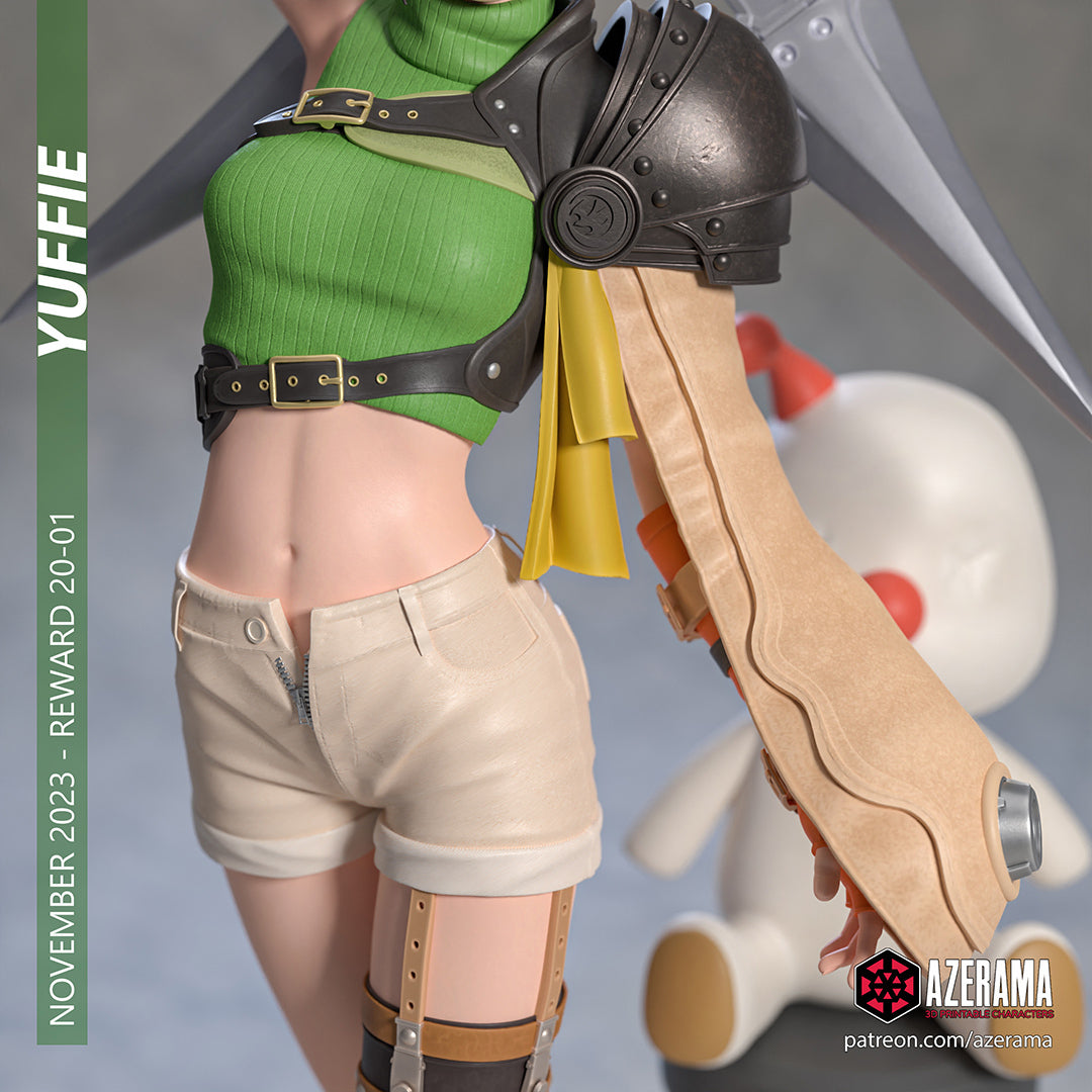 Yuffie Kisaragi – Garage Kit sin pintar 1/8