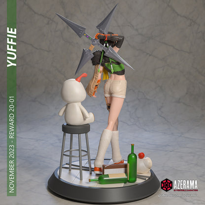 Yuffie Kisaragi – Garage Kit sin pintar 1/8