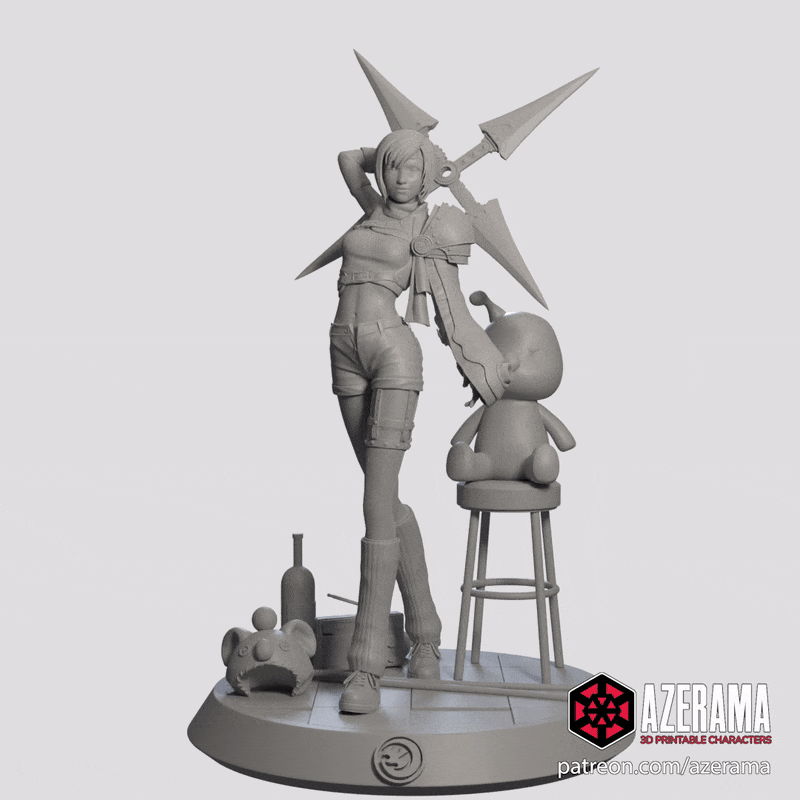 Yuffie Kisaragi – Garage Kit sin pintar 1/8