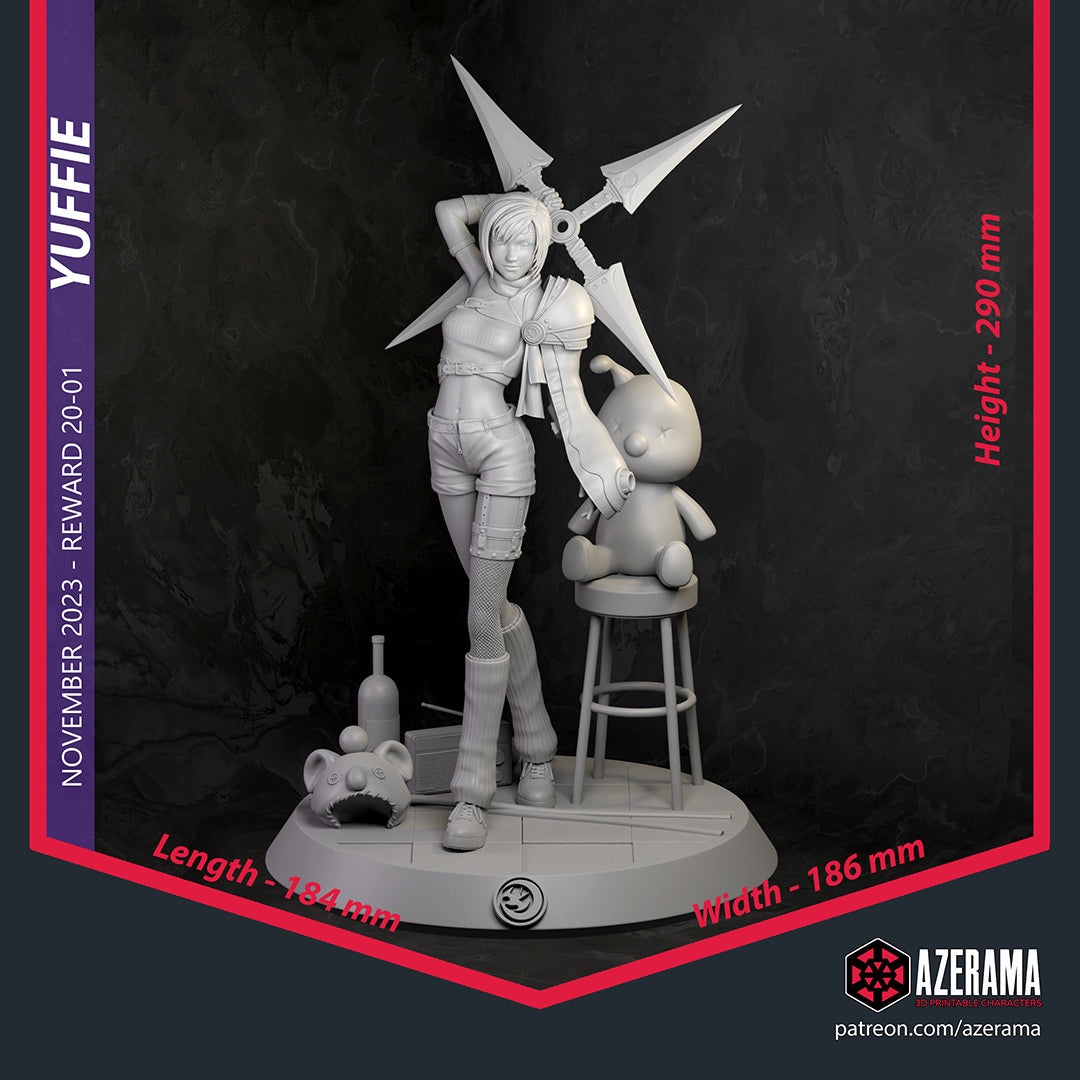 Yuffie Kisaragi – Garage Kit sin pintar 1/8