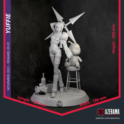 Yuffie Kisaragi – Garage Kit sin pintar 1/8