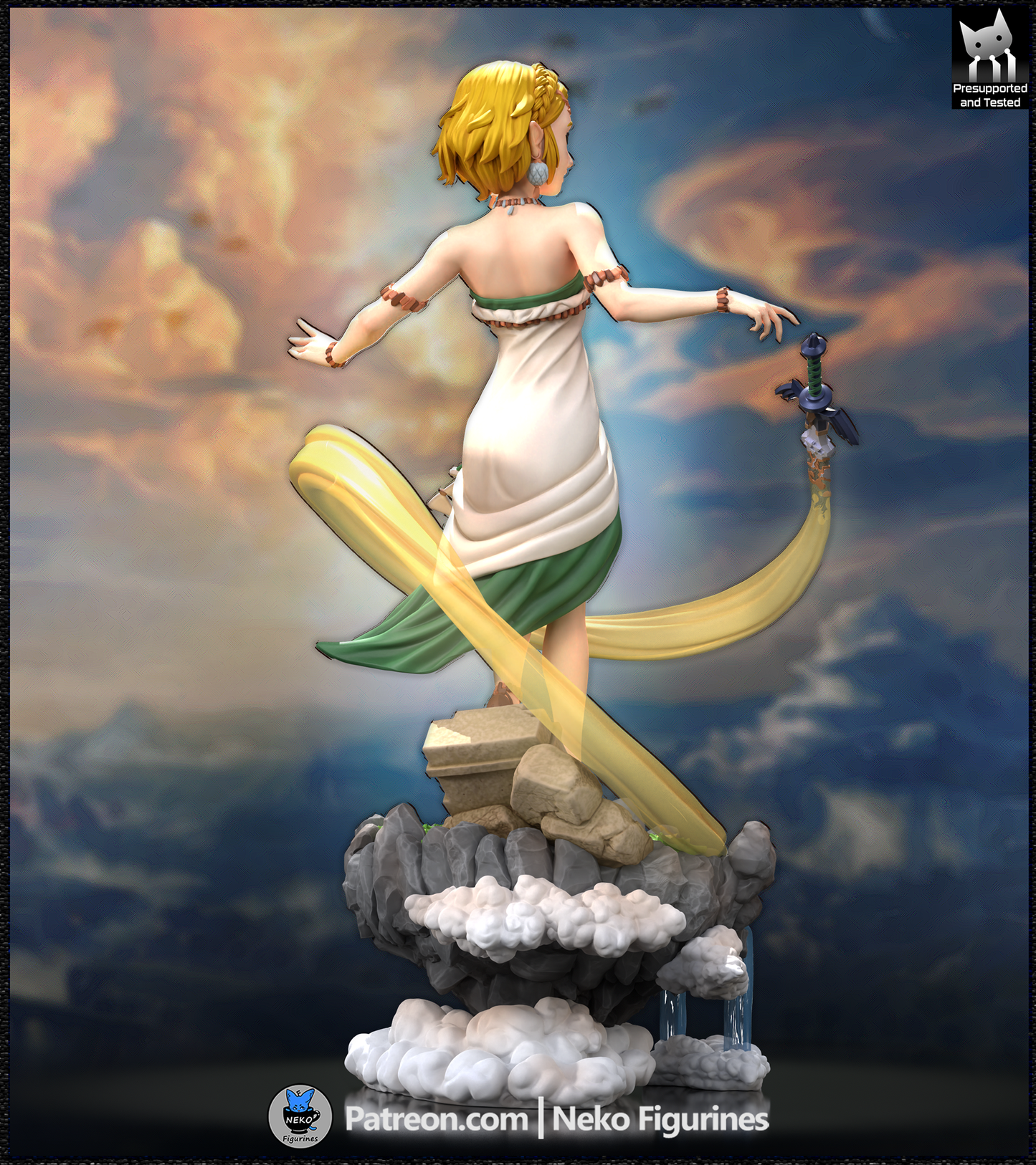 Zelda — The Legend of Zelda — Escultura de resina