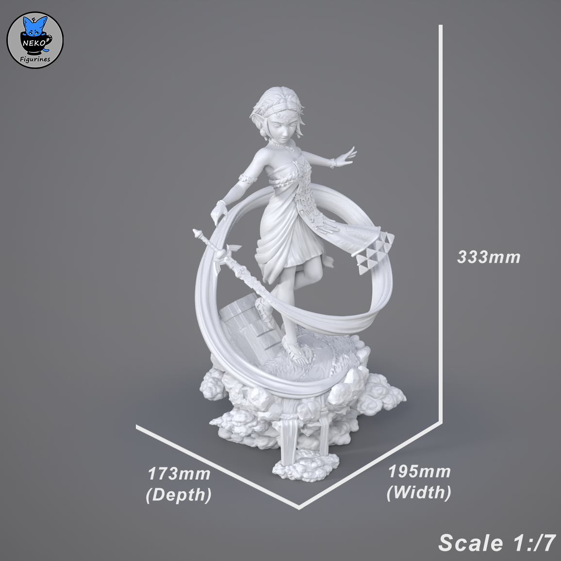 Zelda — The Legend of Zelda — Escultura de resina