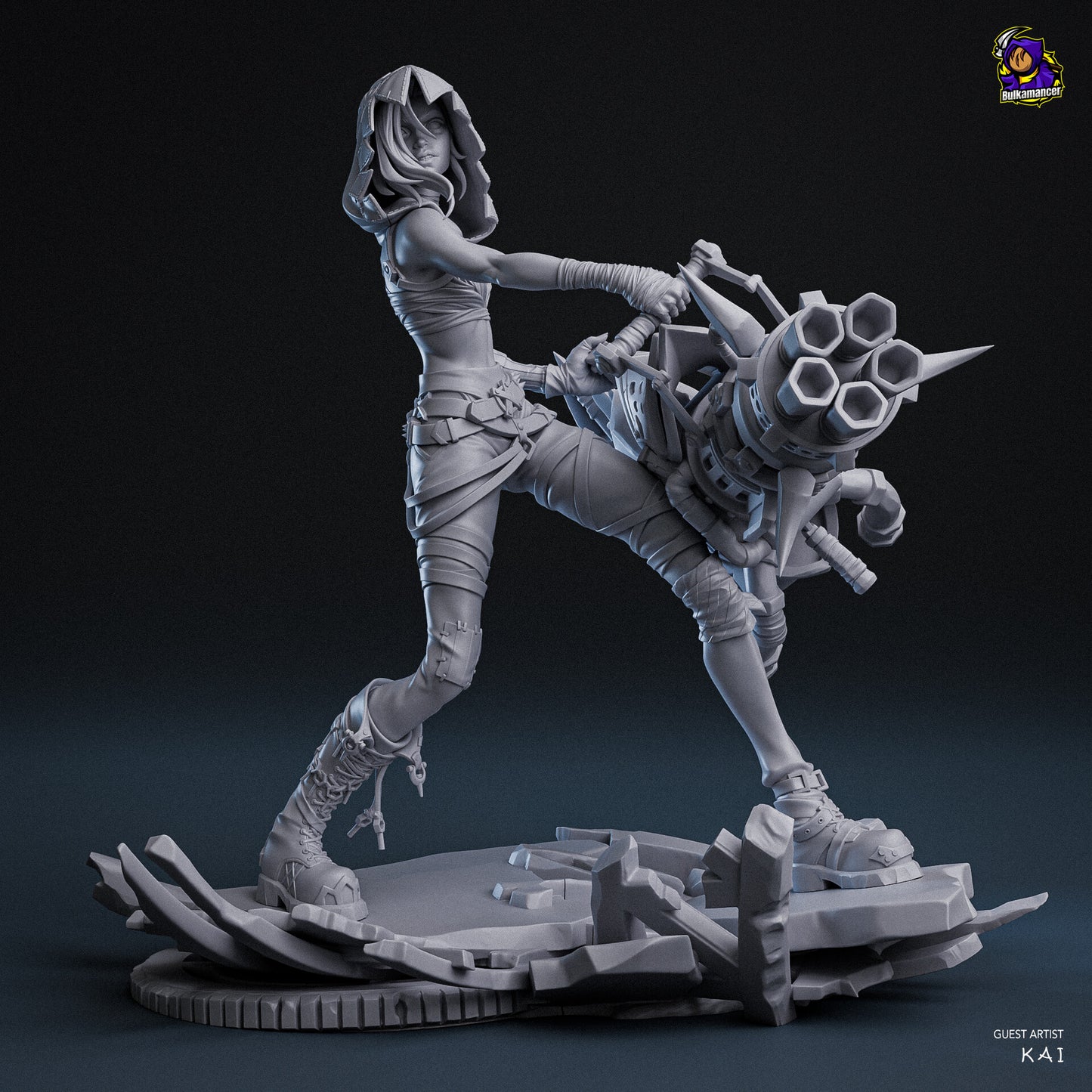 Fractured Jinx (Arcane) - Figura de Resina