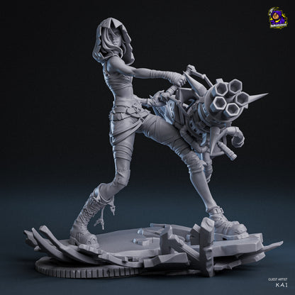 Fractured Jinx (Arcane) - Figura de Resina