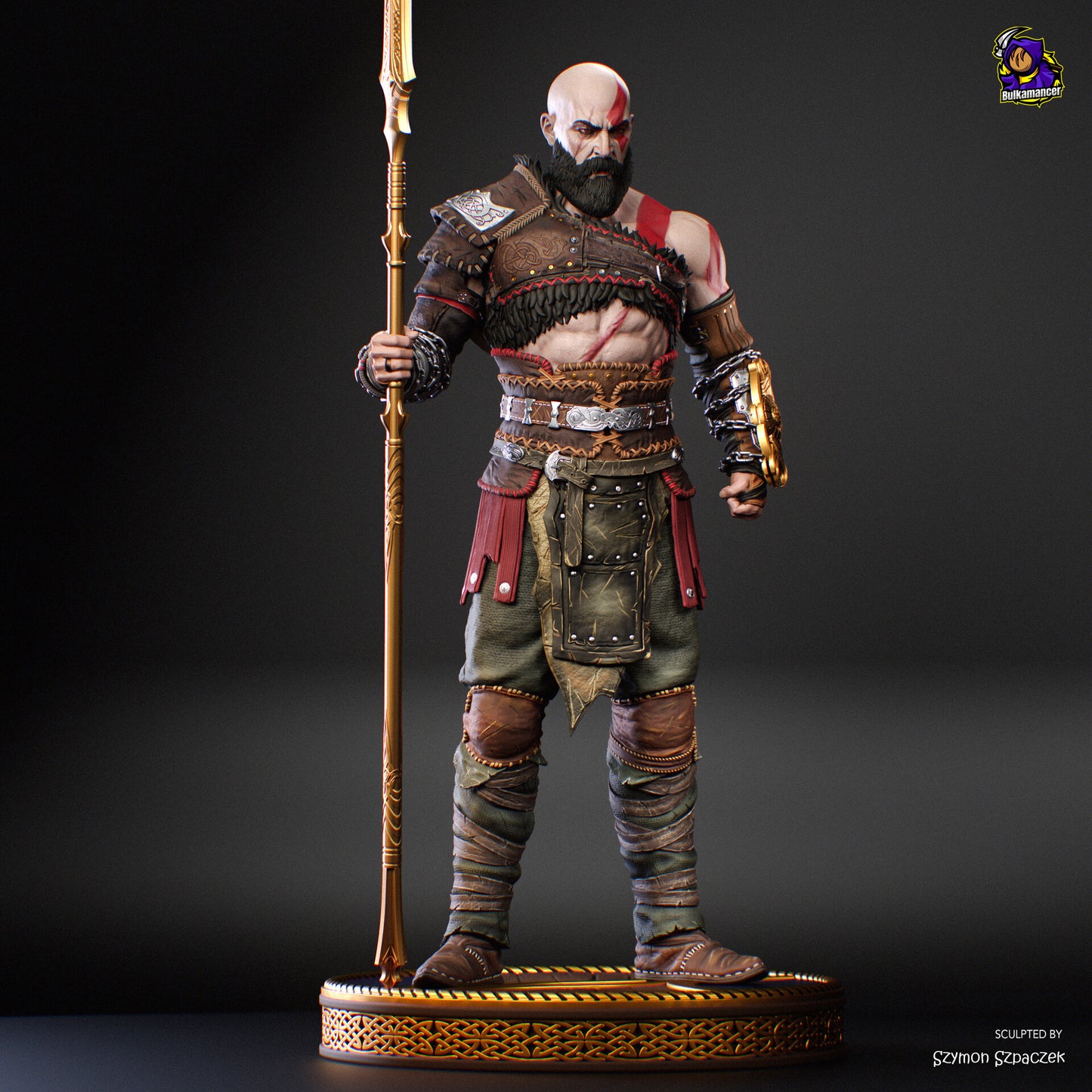 Kratos (God of War) – Figura de Resina – 1/8