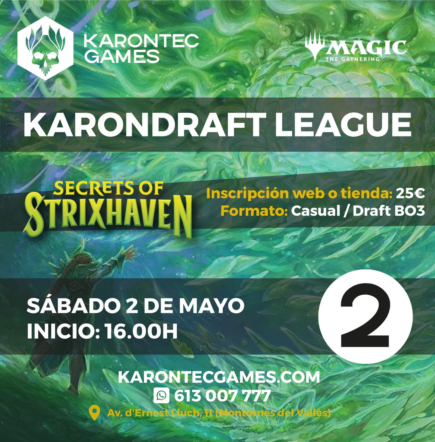 SÁBADO 02 DE MAYO - SECRETS OF STRIXHAVEN - KARONDRAFT LEAGUE (2)