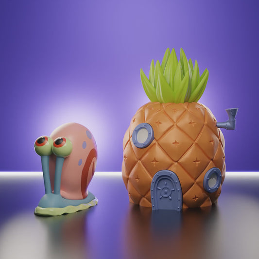 MTG Spongebob Deck Box – Pineapple House (Commander Compatible)