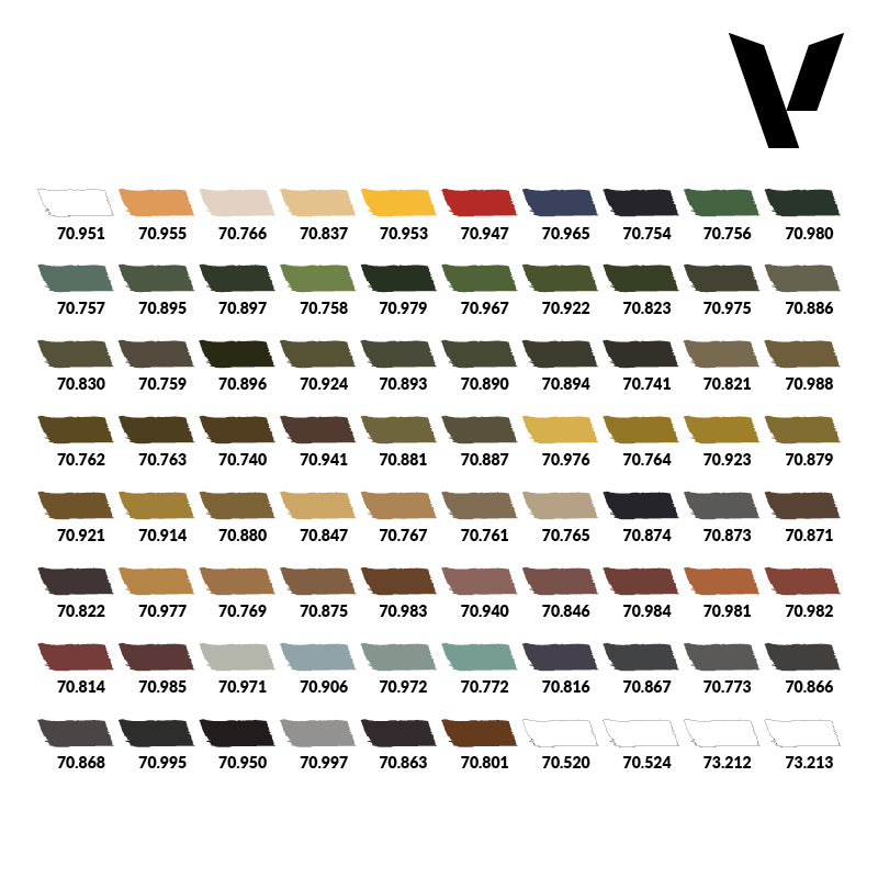 Model Color Military Case - Vallejo